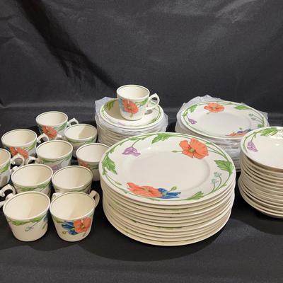 Villeroy & Boch Amapola china 60-piece picnic set, complete