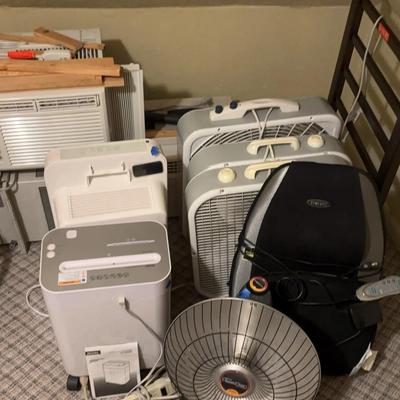 Lot Of Fans, Air Conditioners, Heat Dish, Shredder, Massage Chair Pad, Towel Warmer