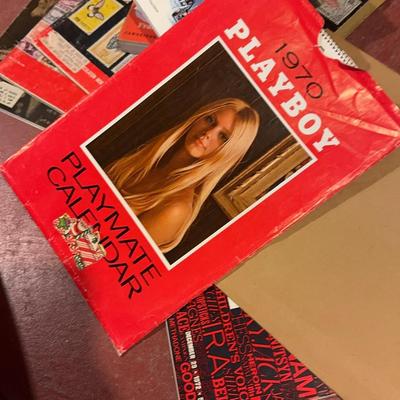 Vintage Magazines, Stamps, & Playboy Calendar