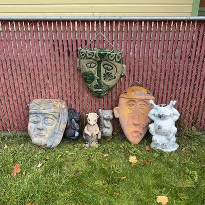 Assortment Of Unique Lawn Decor
