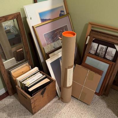 Art, Frames, Mirror, & Art Books