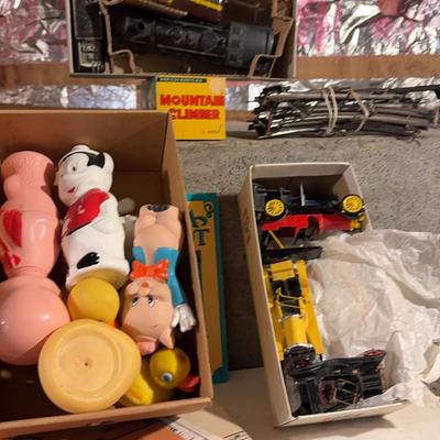 Vintage Toys & Wind Up Train