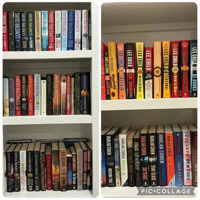 Book Lot 4 incl. Harlan Coben, Lee Child, Dan Brown, David Baldacci, & More