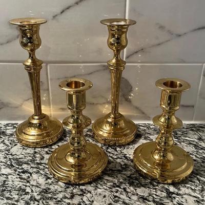 Baldwin Brass Candlestick Holders 