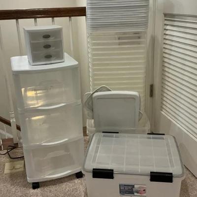 Plastic Storage Bins & Cabinets