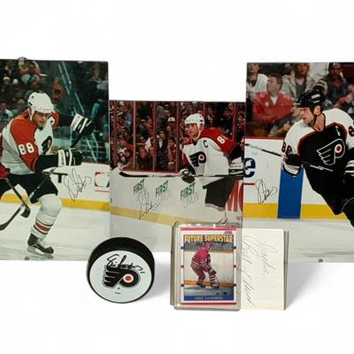 Eric Lindros Autographed Memorabilia 