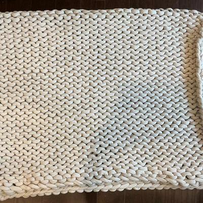 Chunky Heavy Knit Throw Blanket 67" x 44"