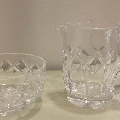 Waterford Crystal Petite 2” Bowl And 4” H Pitcher