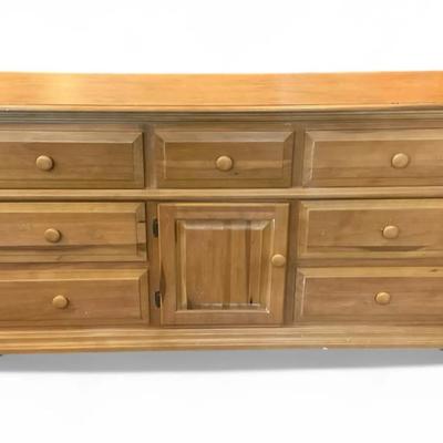 Wide Pine Dresser 