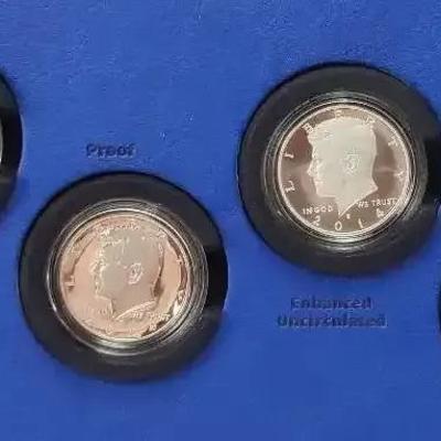 90% Silver Kennedy Half Dollar 50th Anniversary Coin Collection - 2014