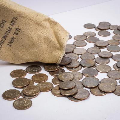 100 Uncirculated Susan B. Anthony Dollar Coins (1979–1980)