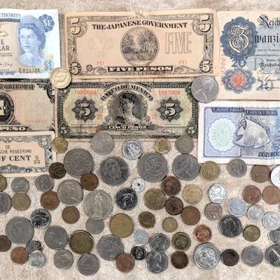 Coins & Banknotes – UK, USSR, Canada, Spain, France, Poland, Germany & More