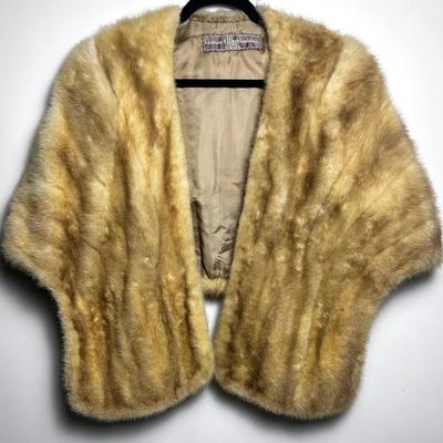 Vintage Auman & Werkmeister Fur Stole 