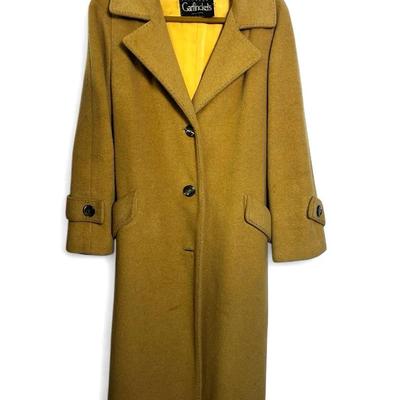 Vintage Garfinckels Camel Hair Long Coat - Size S/M