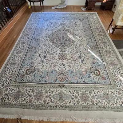 Hand Knotted Persian Style Room Size Area Rug - 9’9”x13’