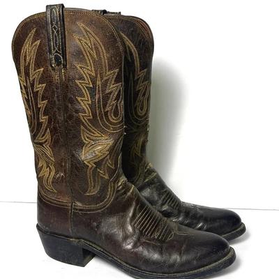 Vintage Lucchese Western Boots - Size Men’s 9D (Women’s 10.5)