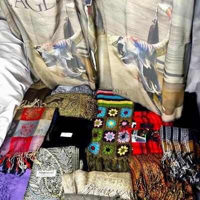 Scarves- Cashmink, Bindya, Portolano, Eagles Tour, Pashmina, & More