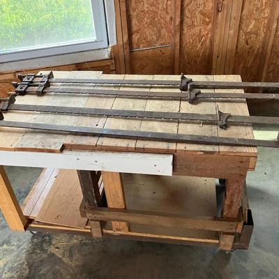 030-GAR: Vintage Steel Clamp Quartet