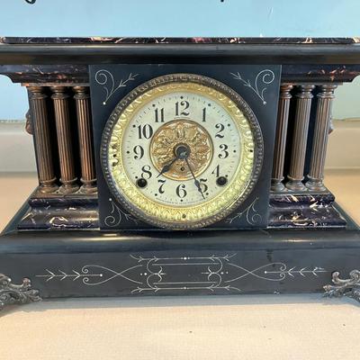 020-KIT: Antique Seth Thomas Adamantine Mantel Clock