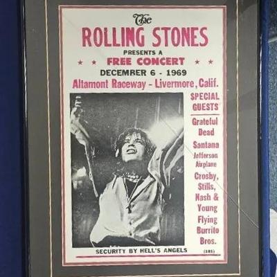 Altamont Free Concert Featuring the Rolling Stones