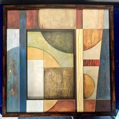 Framed Earth Matrix I" by the artist Judeen