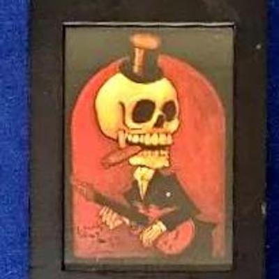 -Boss Man Blotter-," signed by the artist Stanley Mouse.