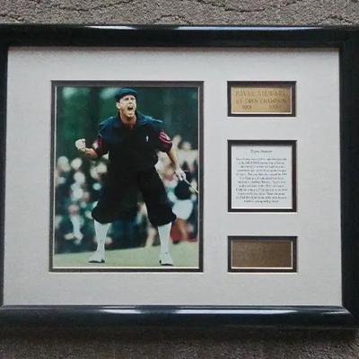 Signed Payne Stewart Photograph