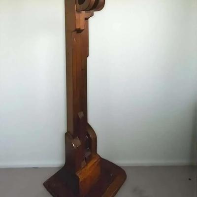 Solid Wood Art Stand (Plate NOT included)