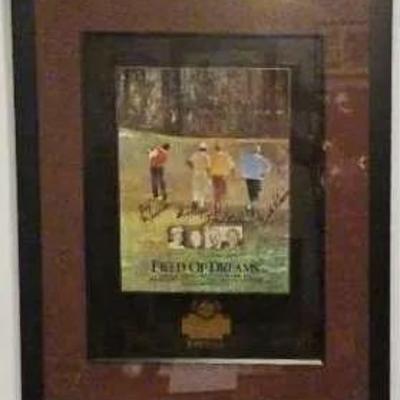 Signed Field Of Dreams Commemorative Photograph 