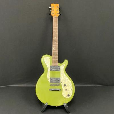 Green Six String Electric Guitar
