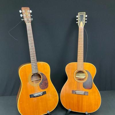 Alvalrez & Harmony Six String Acoustic Guitar Bundle