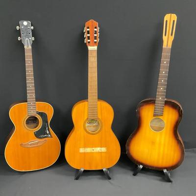 Acoustic Guitar, Italy / Czechoslovakia / Japan Bundle