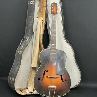 Silvertone Six String Acoustic Guitar