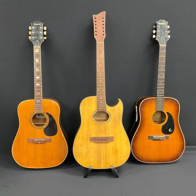 Epiphone & Jay Turser Guitar Trio