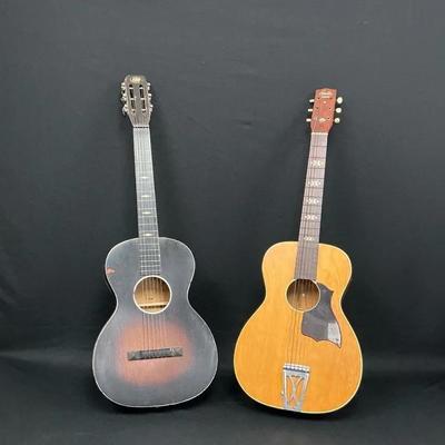 Damaged Oahu Six String & Damaged Stella Harmony Lot 