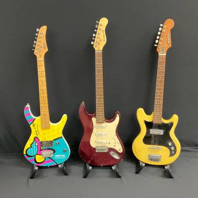 Three Project Electric Guitars