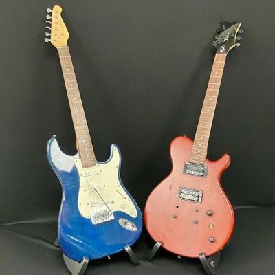 Electric Dean & J Reynolds Guitar Lot Damaged