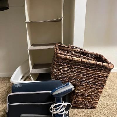 Hanging Storage, Baskets, "Conair" Steamer and More