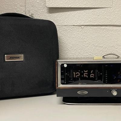 Bose Desktop Speakers and Zenith Clock Radio