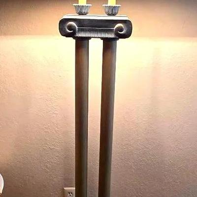Floor Lamp With Two Columns 