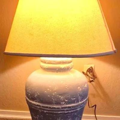 Large Textured Table Lamp