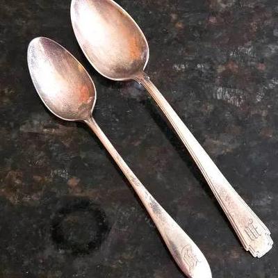 "Wallace" And "R.W" Sterling Silver Spoons