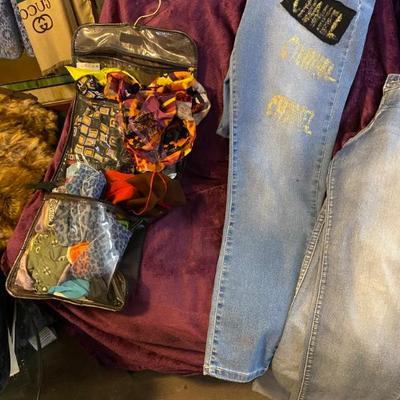 Sale Photo Thumbnail #18: Bags of Vintage Scarves & Loads of Clothing