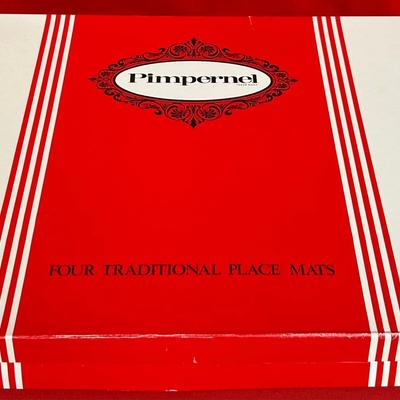 Pimpernel “Famous Race Horses” Cork-Backed Placemats – Two Boxed Sets of Four