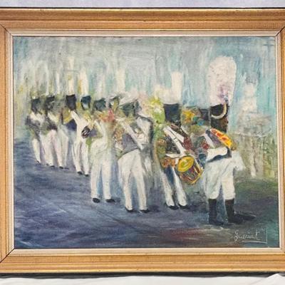 Procession in White by Gueriat Y