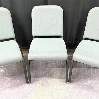 CarStone Gray Fabric Stacking Chairs (Set of 5)
