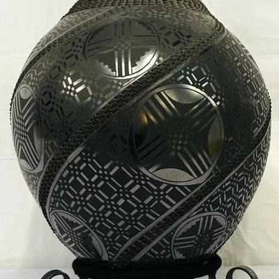 Hand Poked Vase By Esperanza Tena