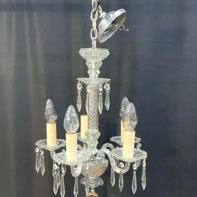 5 Arm Crystal Chandelier 