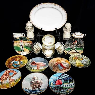 Mixed Fine China & Collectible Porcelain Lot – Noritake, Bavaria, KT&K, & Decorative Plates