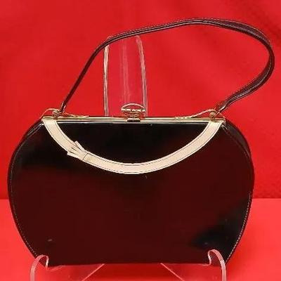 Vintage Lifestride Patent Leather Handbag 1960's